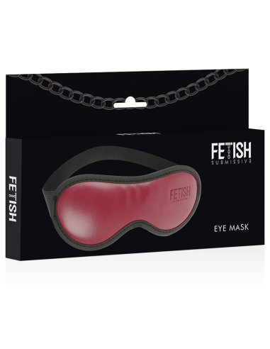 Antifaz Cuero Vegano Fetish Submissive - Perfecto para Juegos BDSM y Bondage