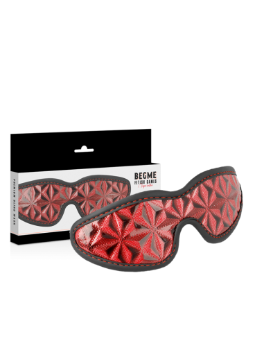 BEGME Red Edition: Antifaz Elástico de Neopreno para Juegos BDSM y Bondage - 100% Vegano y Ajustable