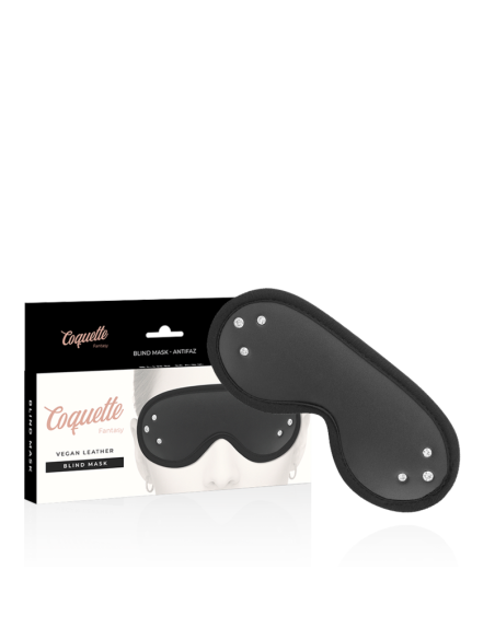 Antifaz Coquette Chic Desire - Cuero Vegano para Juegos BDSM | Elegancia y Estilo