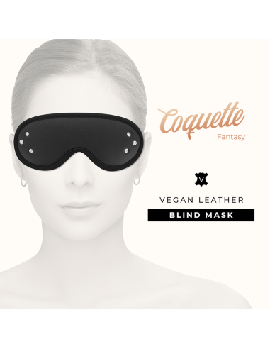 Antifaz Coquette Chic Desire - Cuero Vegano para Juegos BDSM | Elegancia y Estilo