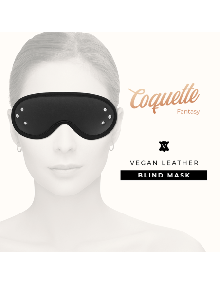 Antifaz Coquette Chic Desire - Cuero Vegano para Juegos BDSM | Elegancia y Estilo