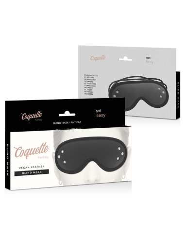 Antifaz Coquette Chic Desire - Cuero Vegano para Juegos BDSM | Elegancia y Estilo