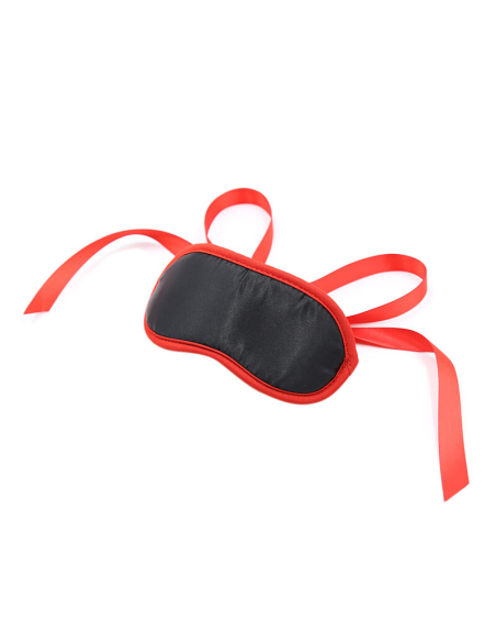 OHMAMA - Fetish Negro Bordes Rojos | Antifaz para Juegos Sexuales de Alta Calidad