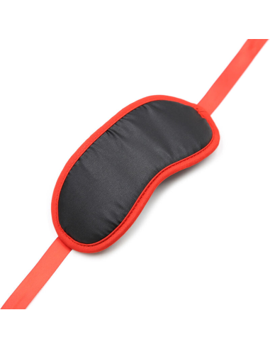 OHMAMA - Fetish Negro Bordes Rojos | Antifaz para Juegos Sexuales de Alta Calidad