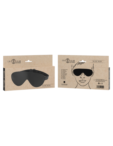 Antifaz de Cuero Vegano INTENSE - Elegancia y Confort Ético para tus Momentos de Relajación