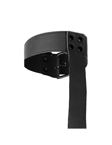 Fetish Submissive Bondage: Arnés Ajustable de Cuero Vegano para Dominación y Sumisión