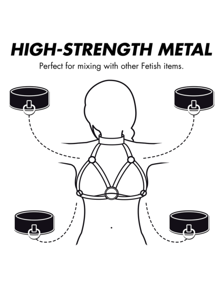 Fetish Submissive - Arnés Ajustable para Pecho y Cuello | Estilo y Confort en BDSM