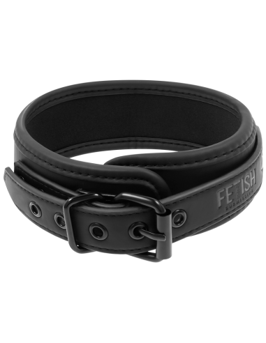 FETISH SUBMISSIVE - Collar con Cadena de Neopreno, 100% Libre de Níquel para BDSM