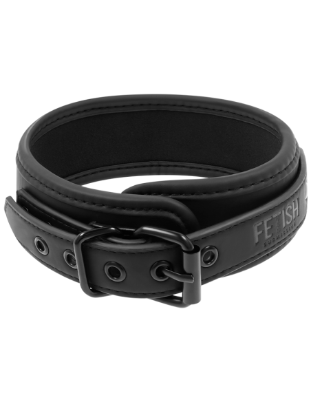 FETISH SUBMISSIVE - Collar con Cadena de Neopreno, 100% Libre de Níquel para BDSM
