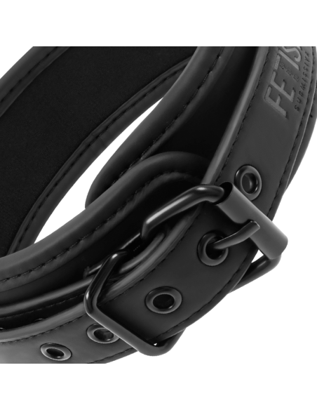 FETISH SUBMISSIVE - Collar con Cadena de Neopreno, 100% Libre de Níquel para BDSM