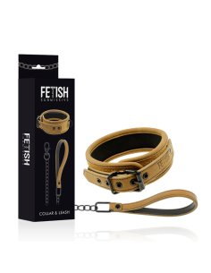 FETISH SUBMISSIVE ORIGEN - Collar con Cadena y Forro | SexPlace.MX