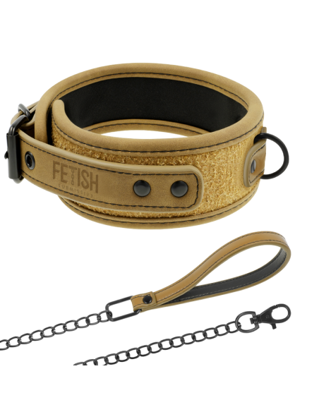 FETISH SUBMISSIVE ORIGEN - Collar con Cadena y Forro | SexPlace.MX