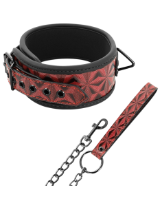 BEGME Red Edition: Collar de Cuero Vegano con Neopreno para BDSM - Control y Placer 100% Seguro