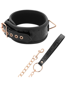 BEGME - BLACK EDITION: Collar de Cuero Vegano con Neopreno para BDSM y Fantasías Eróticas