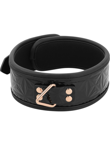 BEGME - BLACK EDITION: Collar de Cuero Vegano con Neopreno para BDSM y Fantasías Eróticas