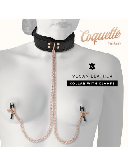 COQUETTE CHIC DESIRE - Fantasy Collar Con Pinzas Pezones | SexPlace.MX