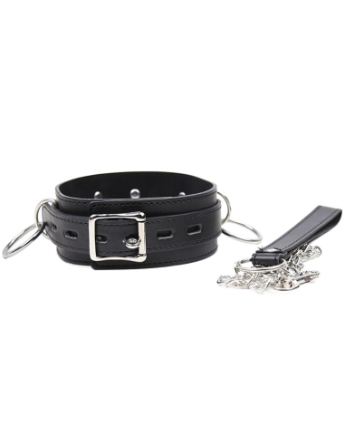 OHMAMA FETISH: Collar de Sumisión con 3 Anillas - Placer y Estilo para Todos