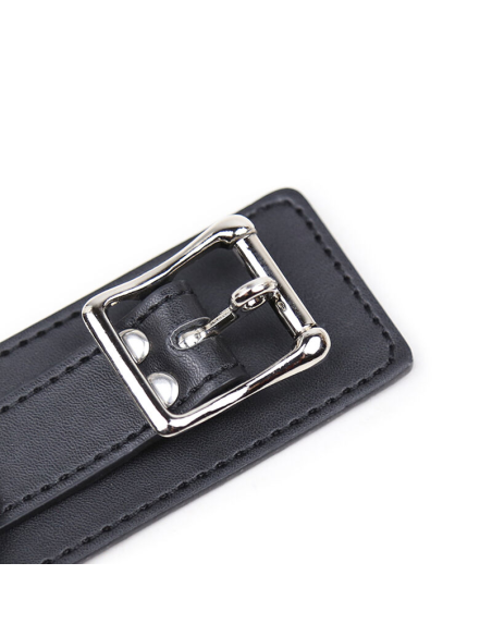 OHMAMA FETISH: Collar de Sumisión con 3 Anillas - Placer y Estilo para Todos