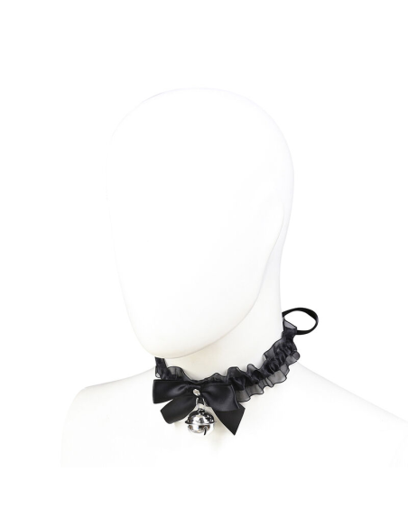 OHMAMA FETISH - Collar Fetish de Encajes con Cascabel para una Experiencia Sensual Única