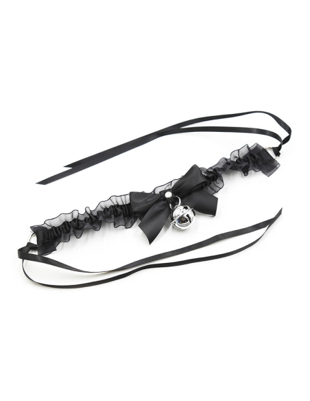 OHMAMA FETISH - Collar Fetish de Encajes con Cascabel para una Experiencia Sensual Única