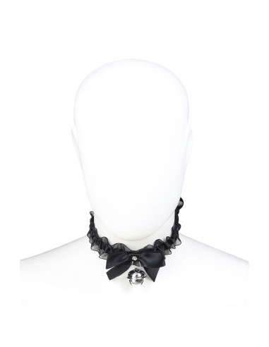 OHMAMA FETISH - Collar Fetish de Encajes con Cascabel para una Experiencia Sensual Única