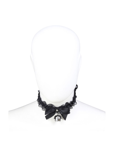 OHMAMA FETISH - Collar Fetish de Encajes con Cascabel para una Experiencia Sensual Única