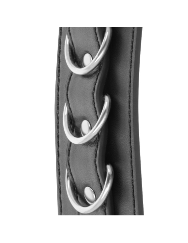 Esposas de Cuero Ajustables BLACK - DARKNESS