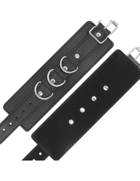 Esposas de Cuero Ajustables BLACK - DARKNESS