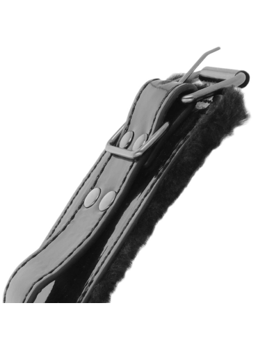 DARKNESS - Esposas de Cuero Ajustables con Candado