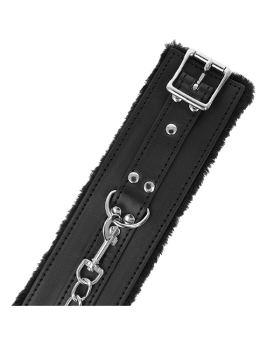 DARKNESS - Esposas BDSM Forradas en Negro | Estilo Sexy y Ajustable para Todos los Tamaños
