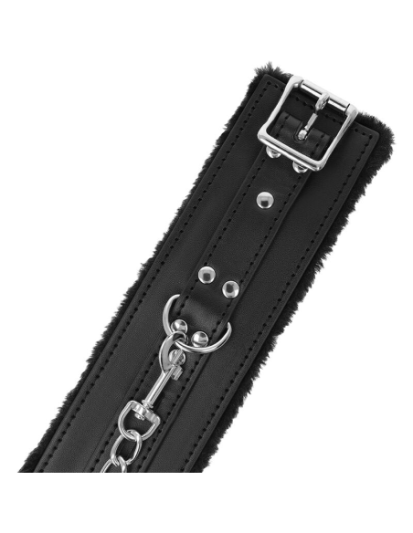 DARKNESS - Esposas BDSM Forradas en Negro | Estilo Sexy y Ajustable para Todos los Tamaños
