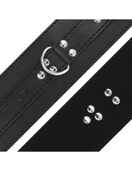 Esposas Leather Negro DARKNESS | Elegancia y Comodidad para el Placer BDSM