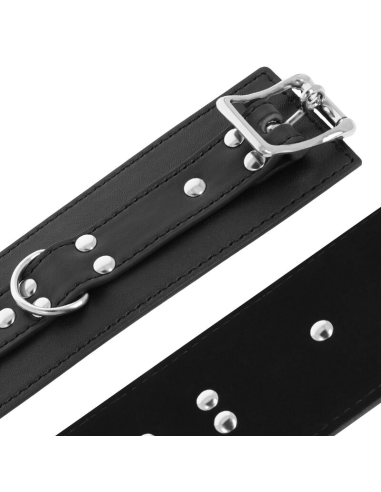 Esposas Leather Negro DARKNESS | Elegancia y Comodidad para el Placer BDSM