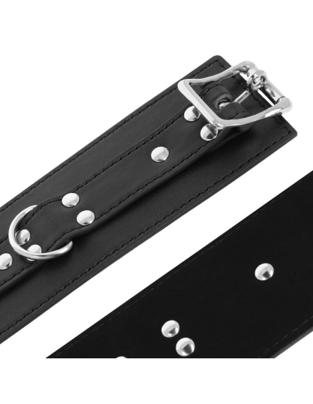 Esposas Leather Negro DARKNESS | Elegancia y Comodidad para el Placer BDSM