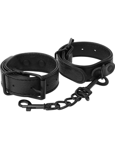 DARKNESS - Esposas Ancho Fino Texturizadas | Accesorio Sexy para Juegos BDSM