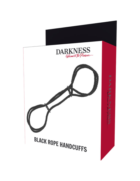 Darkness - Esposas de Cuerda 100% Algodón para Juego Seguro y Placentero en BDSM