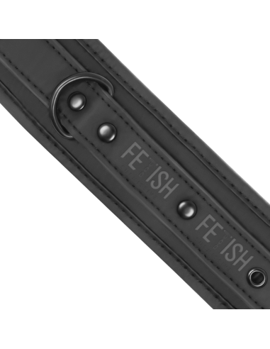 FETISH SUBMISSIVE - Esposas de Cuero Vegano con Forro de Neopreno | Accesorios BDSM Ajustables