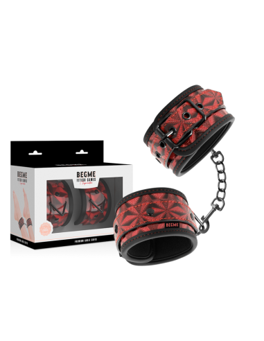 BEGME - RED EDITION: Esposas para Tobillos con Forro de Neopreno | Accesorio BDSM Sexy y Cómodo