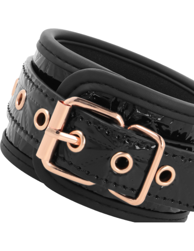 BEGME - Black Edition: Esposas para Tobillos de Neopreno Vegano para Juegos BDSM