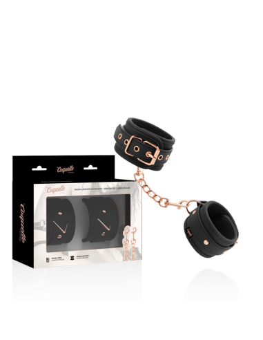 Esposas de Cuero Vegano COQUETTE CHIC DESIRE - Accesorios Sexy para Juegos BDSM
