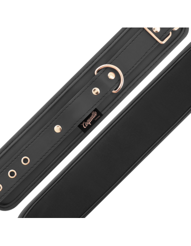 Esposas de Cuero Vegano COQUETTE CHIC DESIRE - Accesorios Sexy para Juegos BDSM