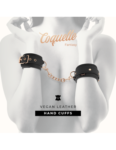 Esposas de Cuero Vegano COQUETTE CHIC DESIRE - Accesorios Sexy para Juegos BDSM