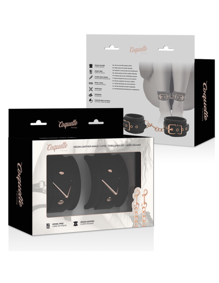 Coquette Chic Desire Fantasy: Esposas de Neopreno Vegano para Juegos BDSM, Comodidad y Estilo