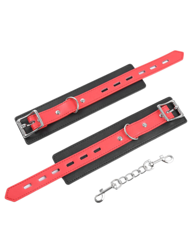 OHMAMA FETISH - Esposas de Restricción Ajustables de Imitación Piel para Placer Sexual