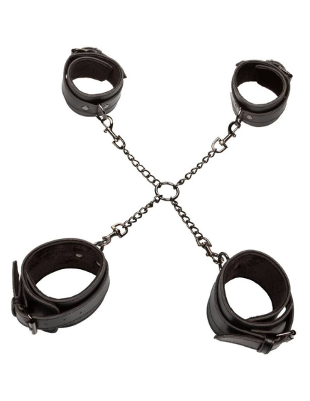 CalExotics Euphoria Atadura de Pies y Manos - Accesorio de Bondage Ajustable y Elegante