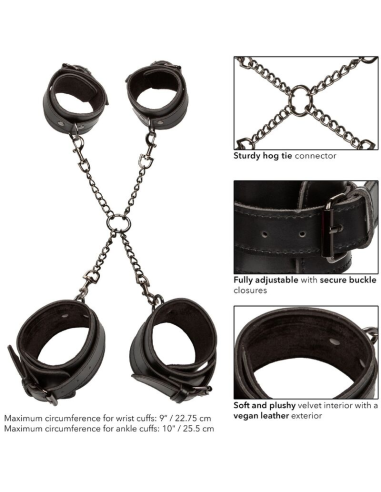 CalExotics Euphoria Atadura de Pies y Manos - Accesorio de Bondage Ajustable y Elegante