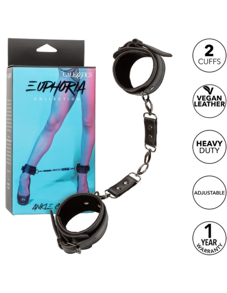 Esposas para Tobillos Euphoria de CalExotics - Control y Estilo en tus Aventuras de Bondage
