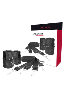 DARKNESS - Set de Ataduras para la Cama | Kit Versátil de Restricción BDSM