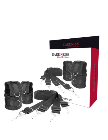 DARKNESS - Set de Ataduras para la Cama | Kit Versátil de Restricción BDSM