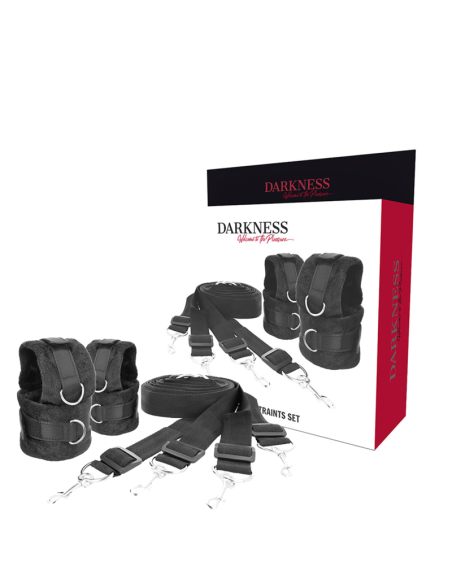 DARKNESS - Set de Ataduras para la Cama | Kit Versátil de Restricción BDSM